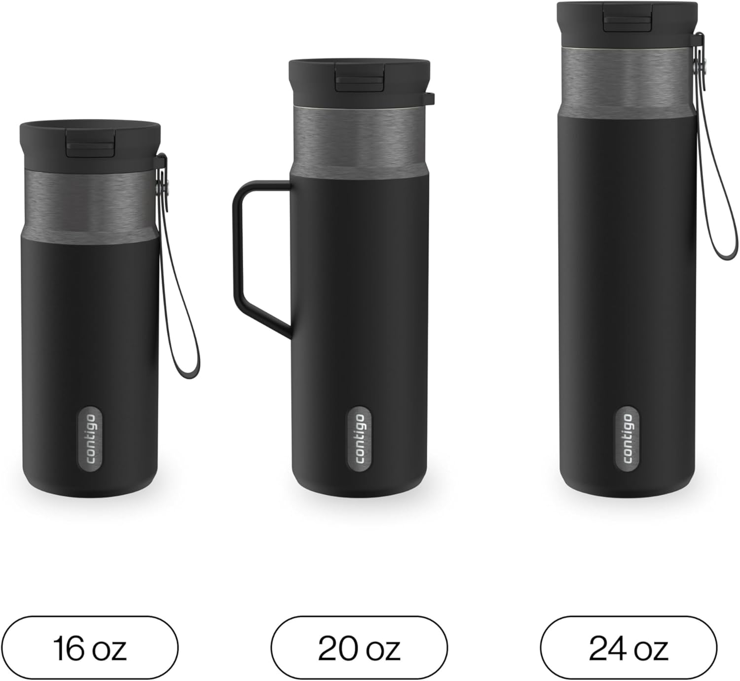 Detalle de Contigo Stainless Steel Water Bottle, 20 oz