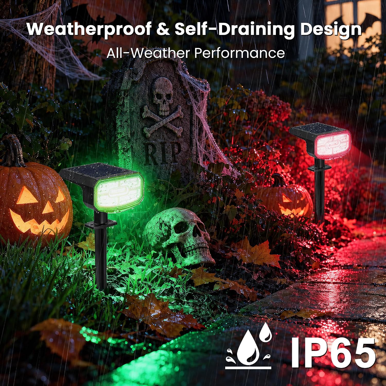 Thumbnail 4 de JEJOT Solar Spotlights 6-Pack