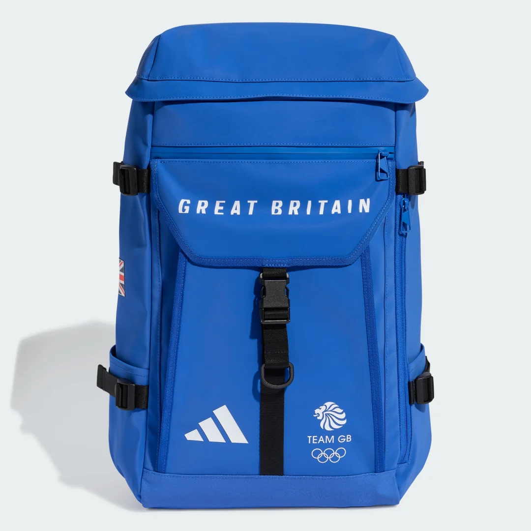 Detalle de Mochila Team GB de Adidas — azul