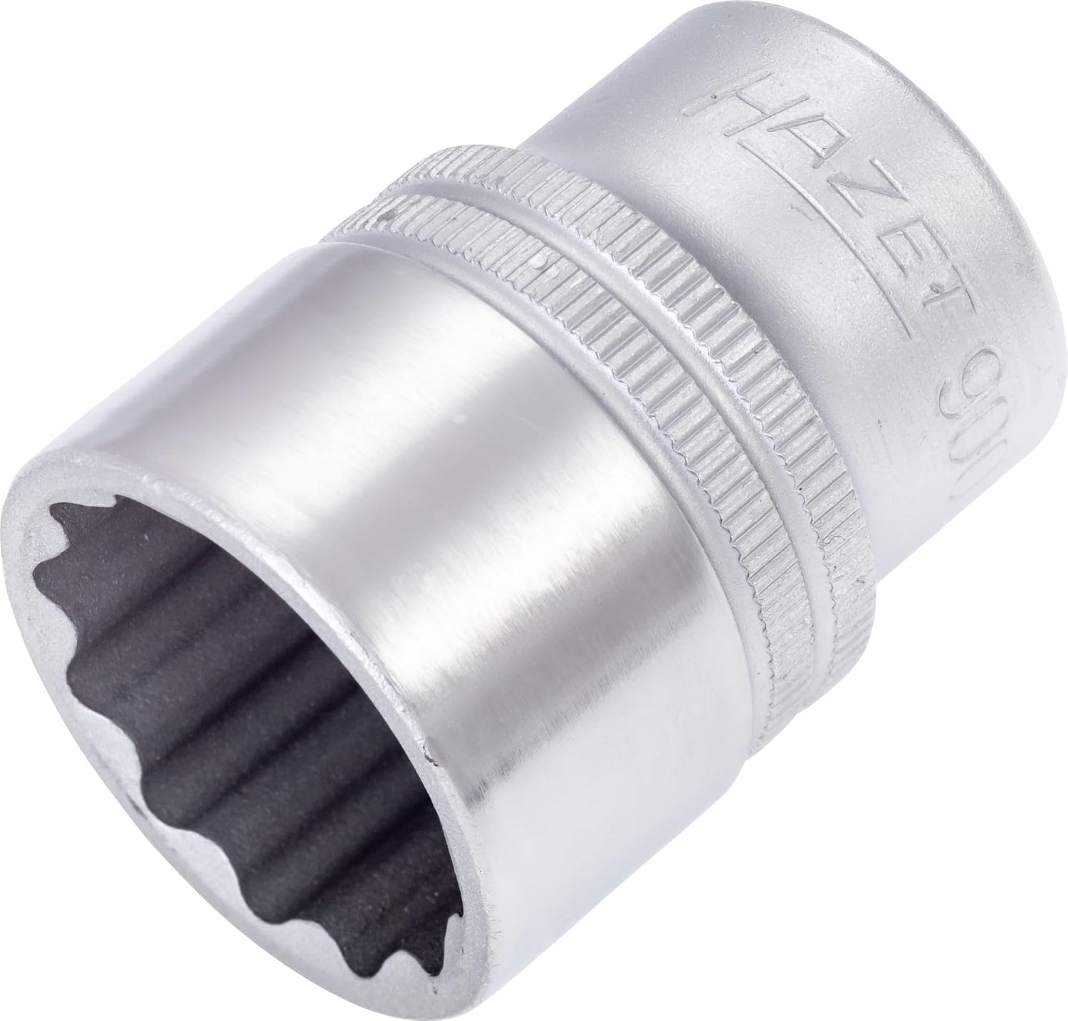 Detalle de HAZET 900Z17 12角ソケットレンチ 差込角12.7mm・クロム仕上げ
