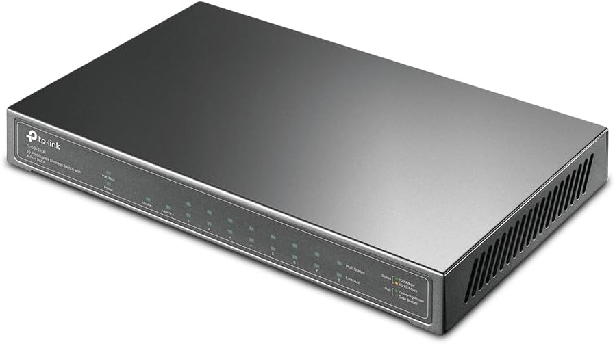 Detalle 2 de TP-Link TL-SG1210P 10-Port PoE+ Switch