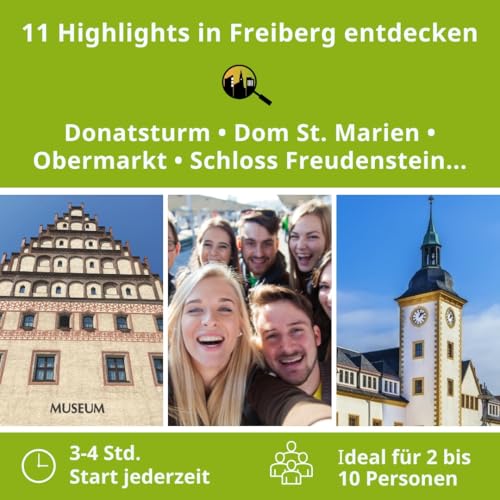 Detalle de Stadtspiel Schnitzeljagd Freiberg – Entdeckertour (Box)