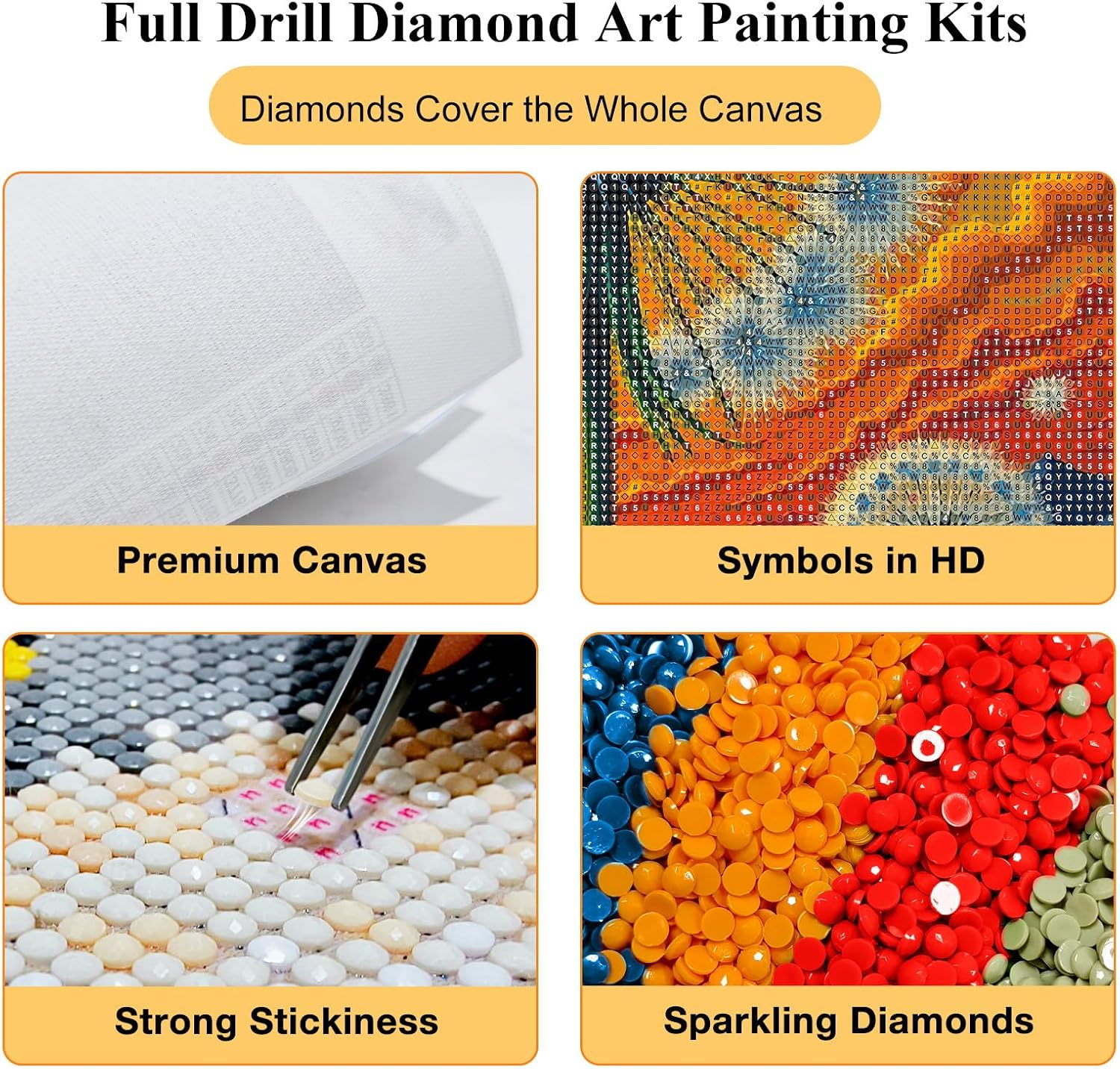Detalle de SparkGlow Diamond Art Kit, 27.5 x 15.7 Inches