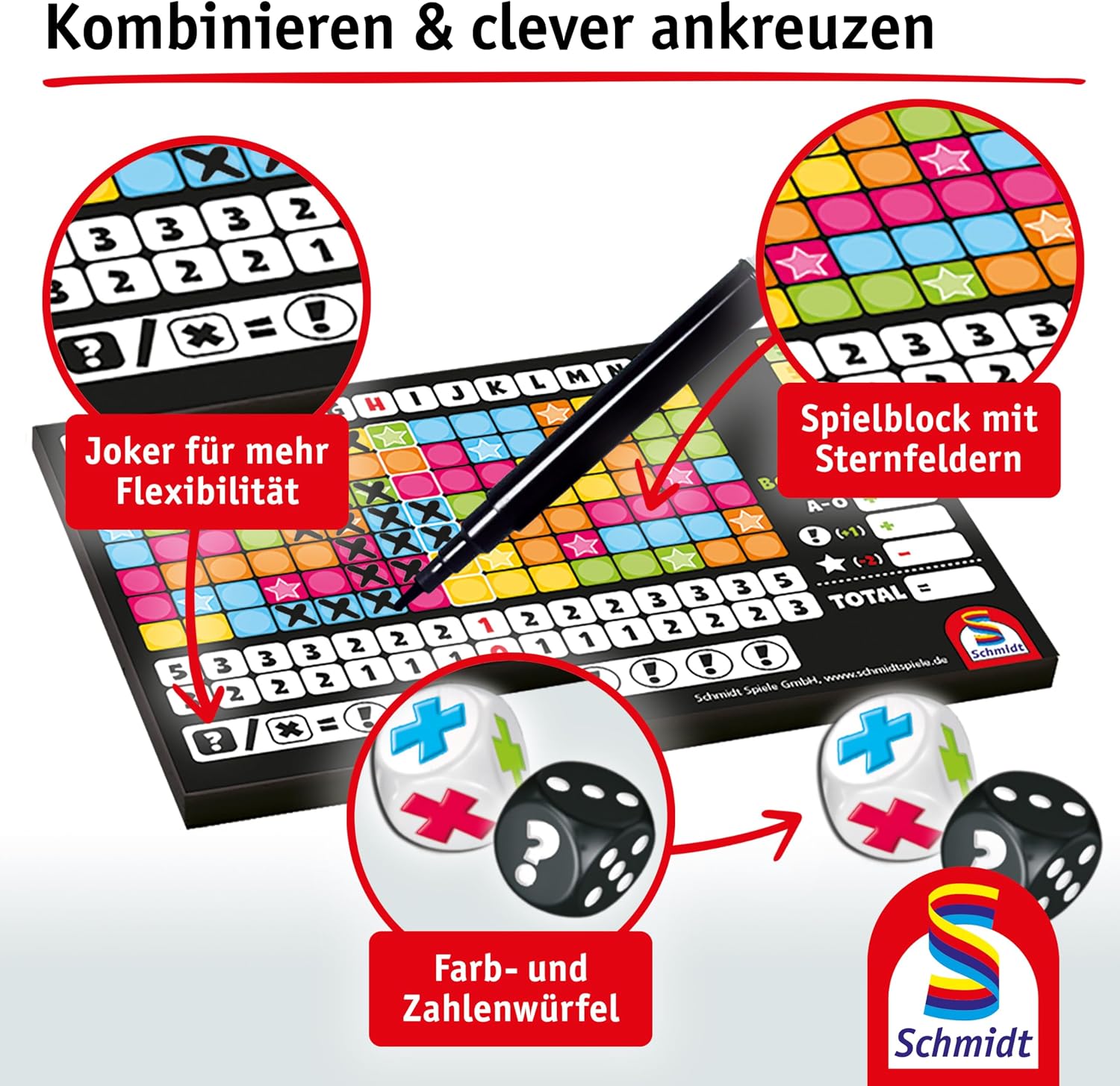 Detalle de Noch mal, Würfelspiel aus der Serie Klein & Fein von Schmidt Spiele – ab 8 Jahren