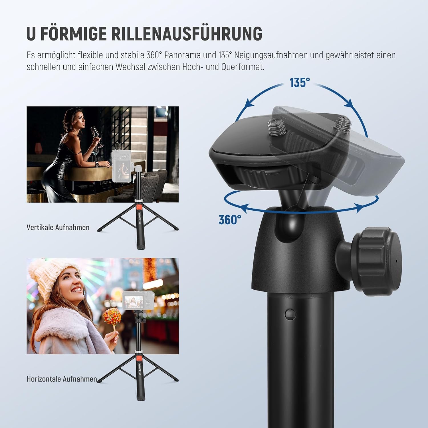 Detalle de NEEWER TS05 Stativ 160 cm