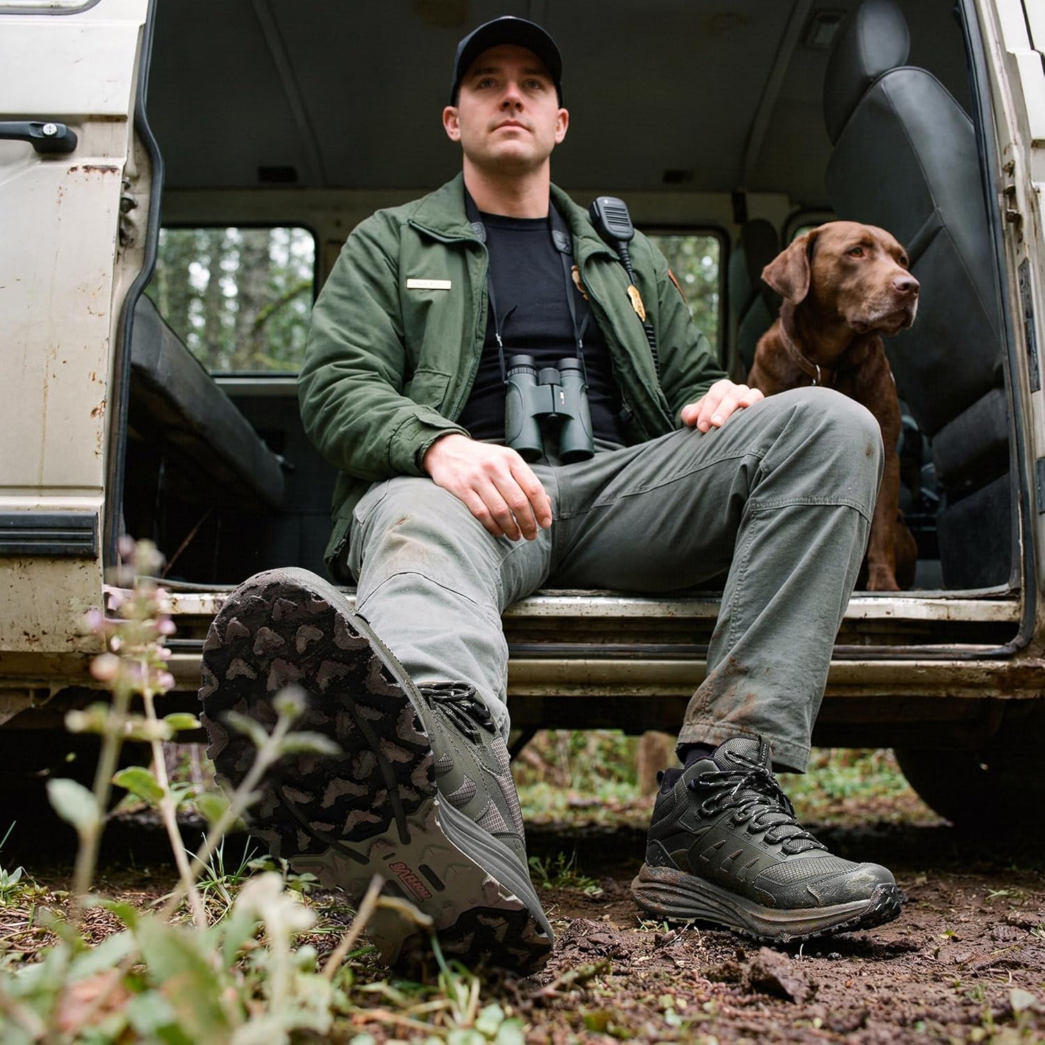 Thumbnail 1 de NORTIV 8 Men’s Waterproof PRO Hiking Boots (Armadillo FieldLite) — Lightweight, Waterproof Trekking & Outdoor Shoes