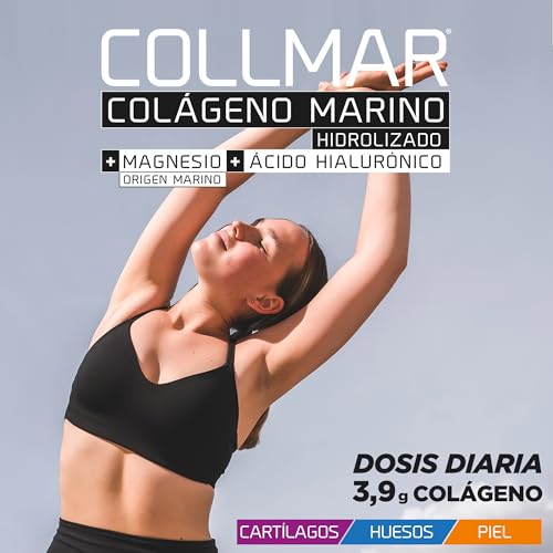 Detalle de Drasanvi COLLMAR Colágeno Marino Hidrolizado con Ácido Hialurónico, Magnesio y Vitamina C Natural – 180 comprimidos