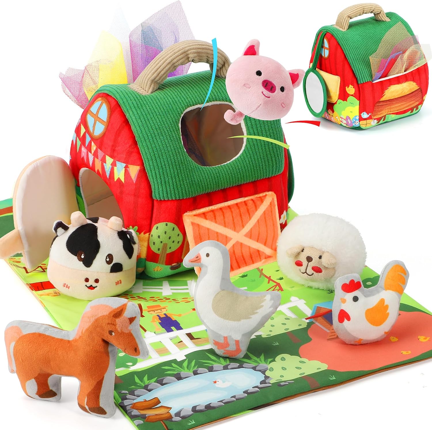 Sensory farm toy set 6 to 12 months