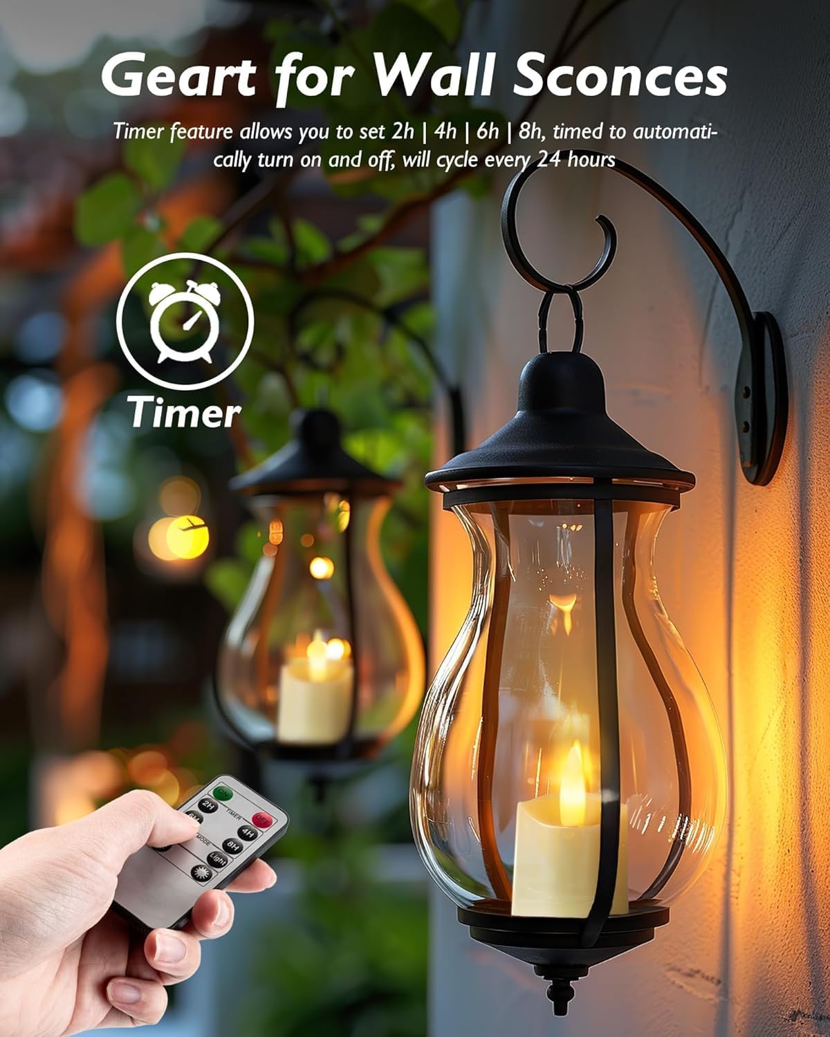 Detalle de Homemory LED Teelichter mit Timer und Fernbedienung