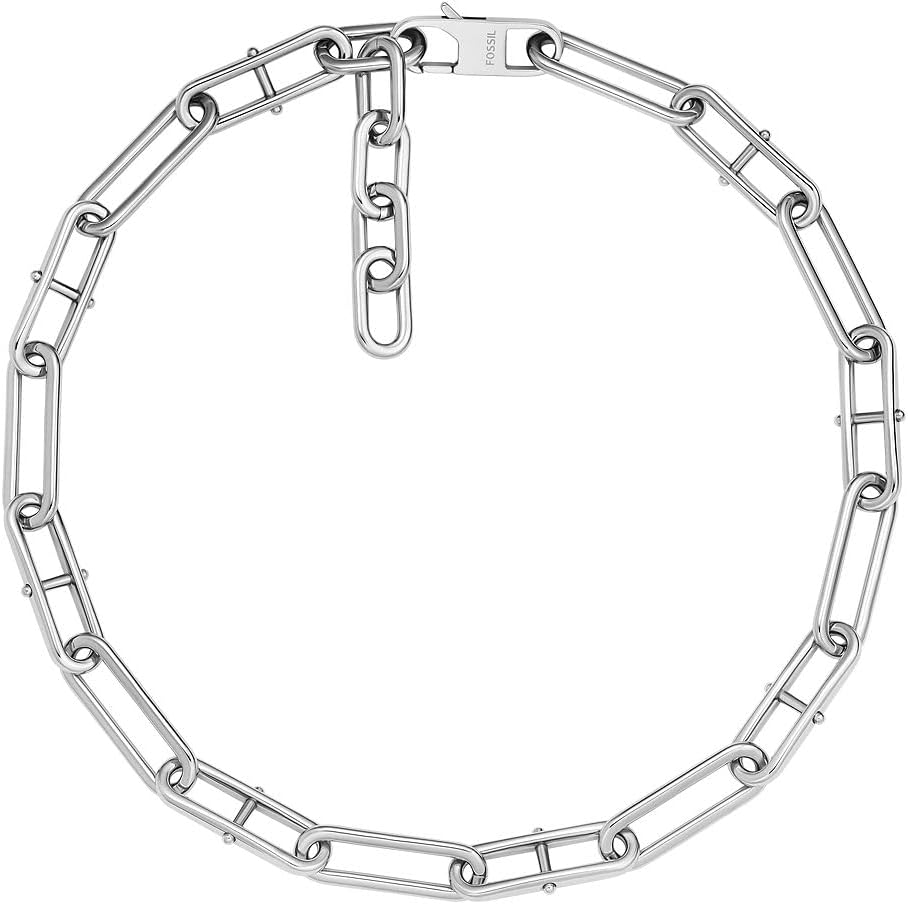 Thumbnail 3 de Fossil collier femme en acier inoxydable argenté 32029431 (taille unique)