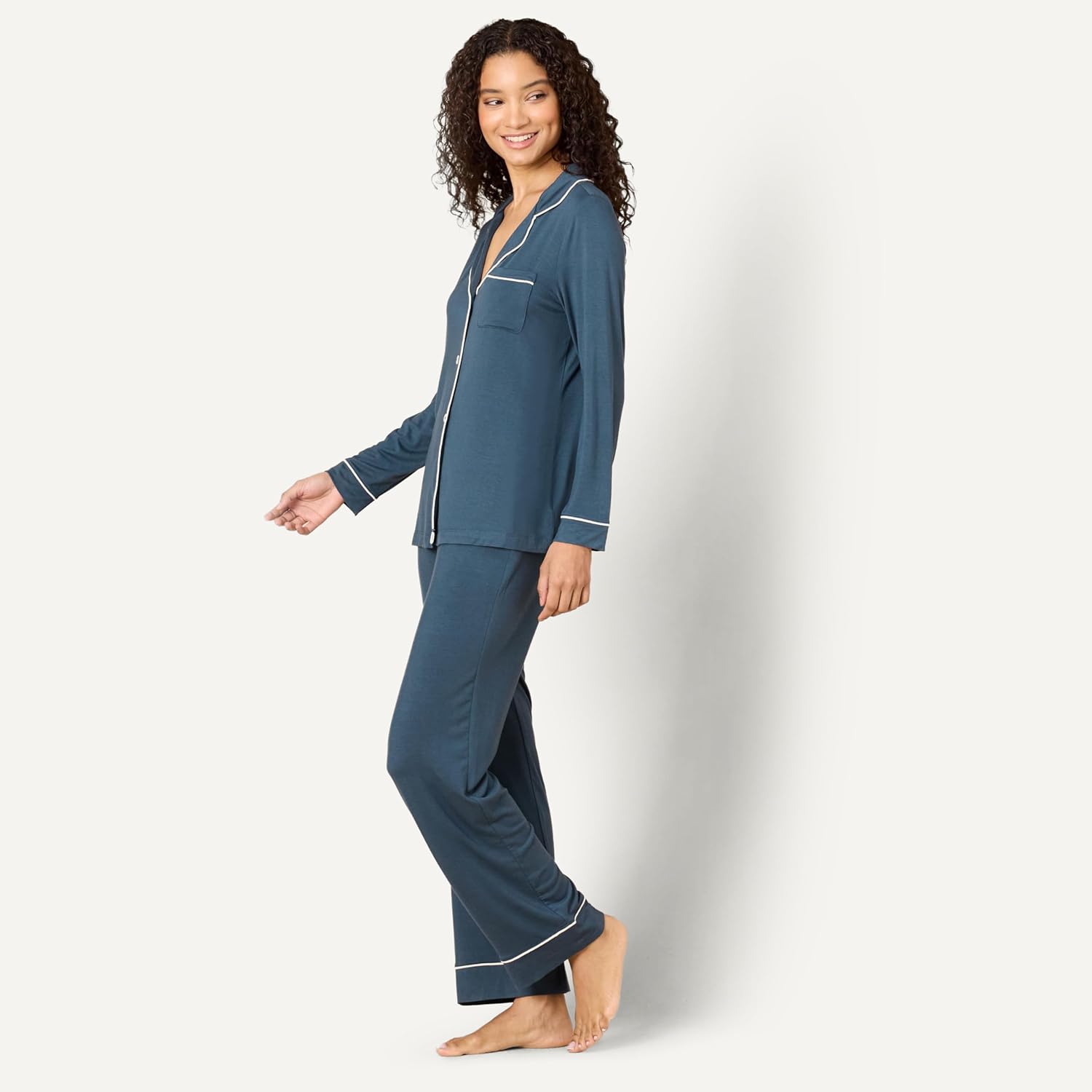 Thumbnail 4 de Amazon Essentials x Sofia Grainge women’s stretch modal long-sleeve pyjama set