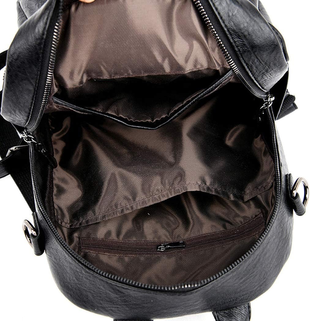 Thumbnail 3 de BUKESIYI Donna Borsa Zaino Elegante Zainetto 2025 PU Pelle Marrone IT78196