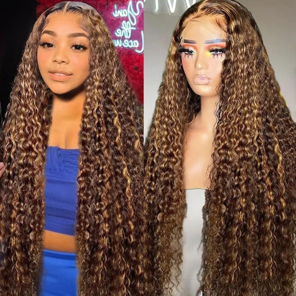 Thumbnail 5 de BJVT 13x6 Deep Wave Wig 30 Inch 🎀