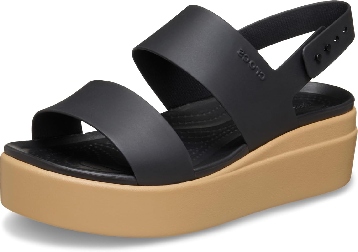 Detalle de Crocs Brooklyn Low Wedge SabotFemme – confort décontracté et style léger