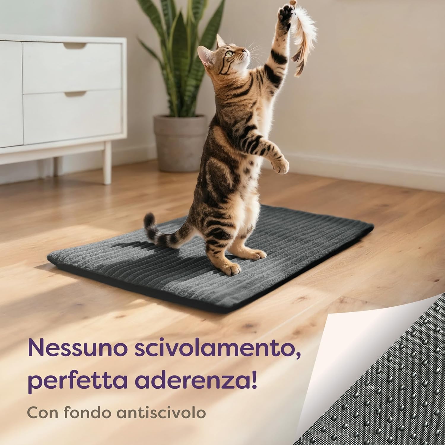 Thumbnail 3 de Knupis tappetino autoriscaldante gatto 60x45 cm