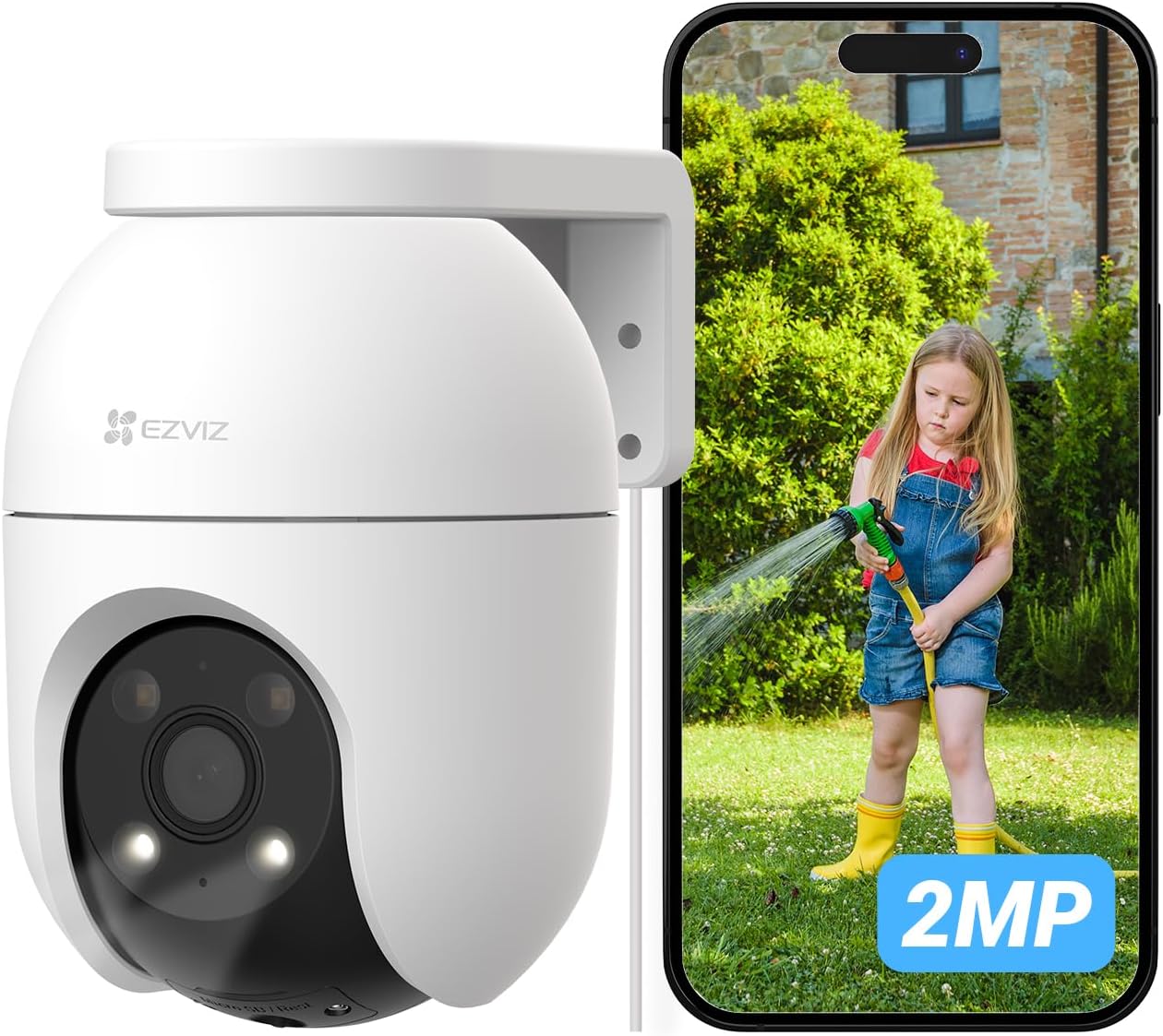 EZVIZ C8c 2MP caméra surveillance extérieure 360° avec suivi