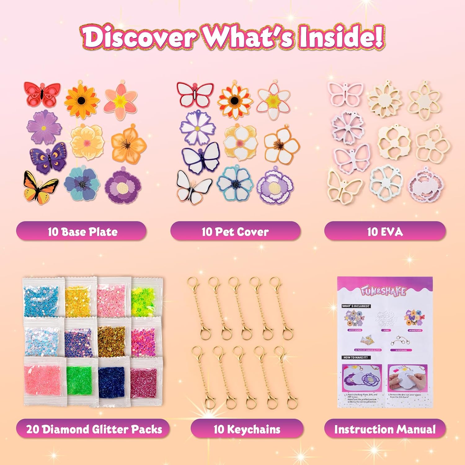 Detalle de Shake-its Glitter Craft Kit