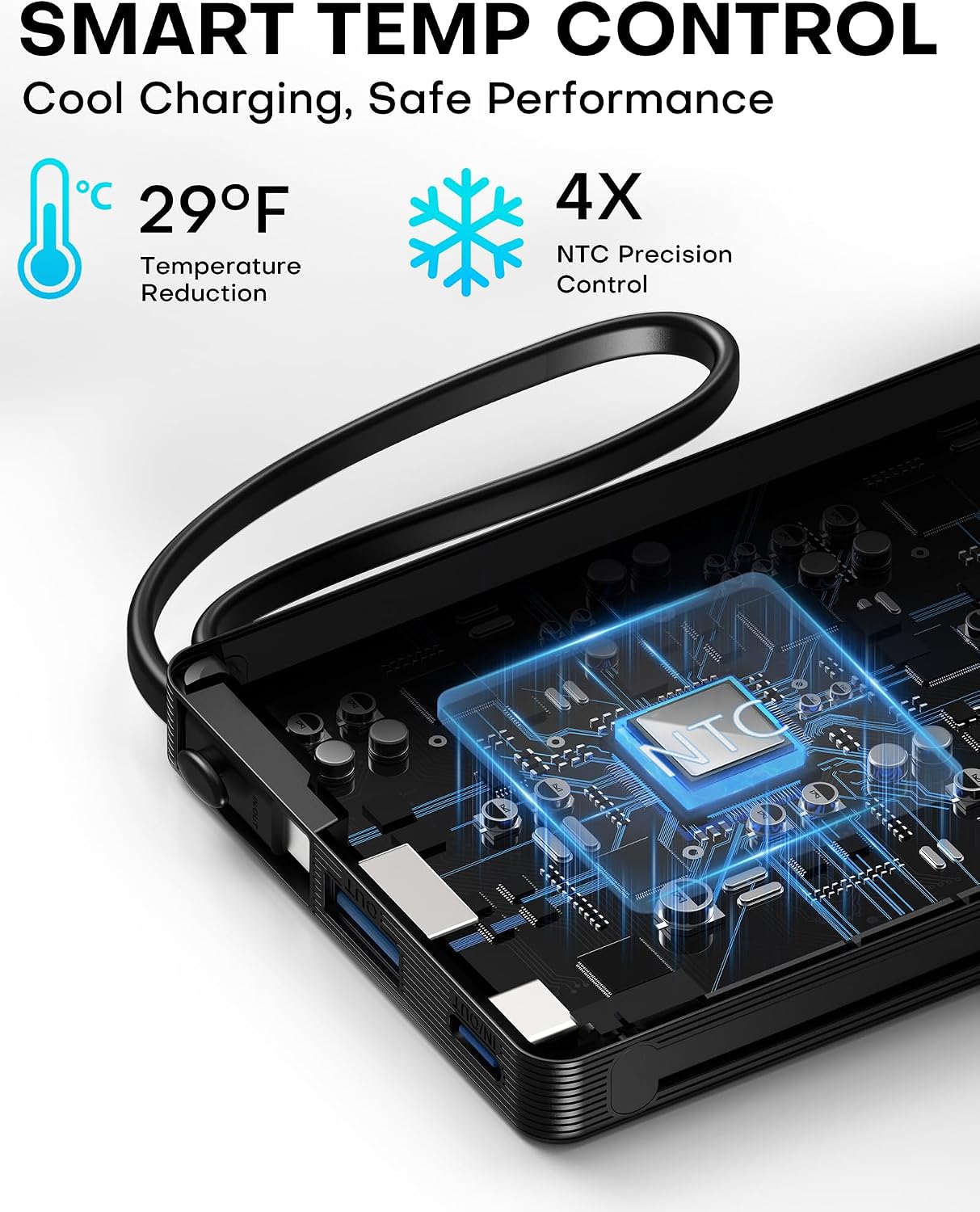 Thumbnail 5 de Portable Charger Power Bank 10,000mAh
