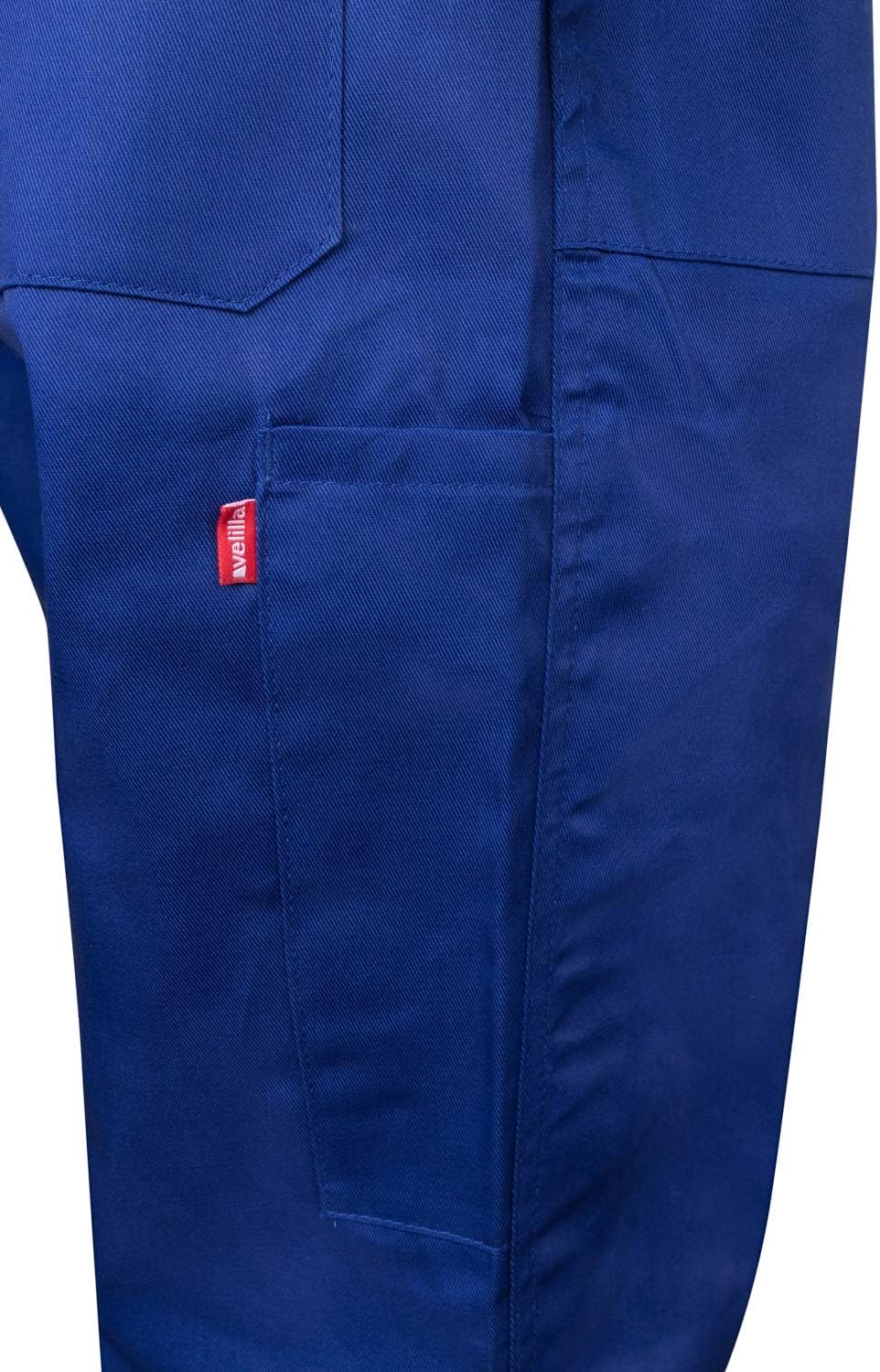 Detalle 2 de Velilla 214 Mono modelo italiano azulina talla 52 con cierre asimétrico y doble cursor