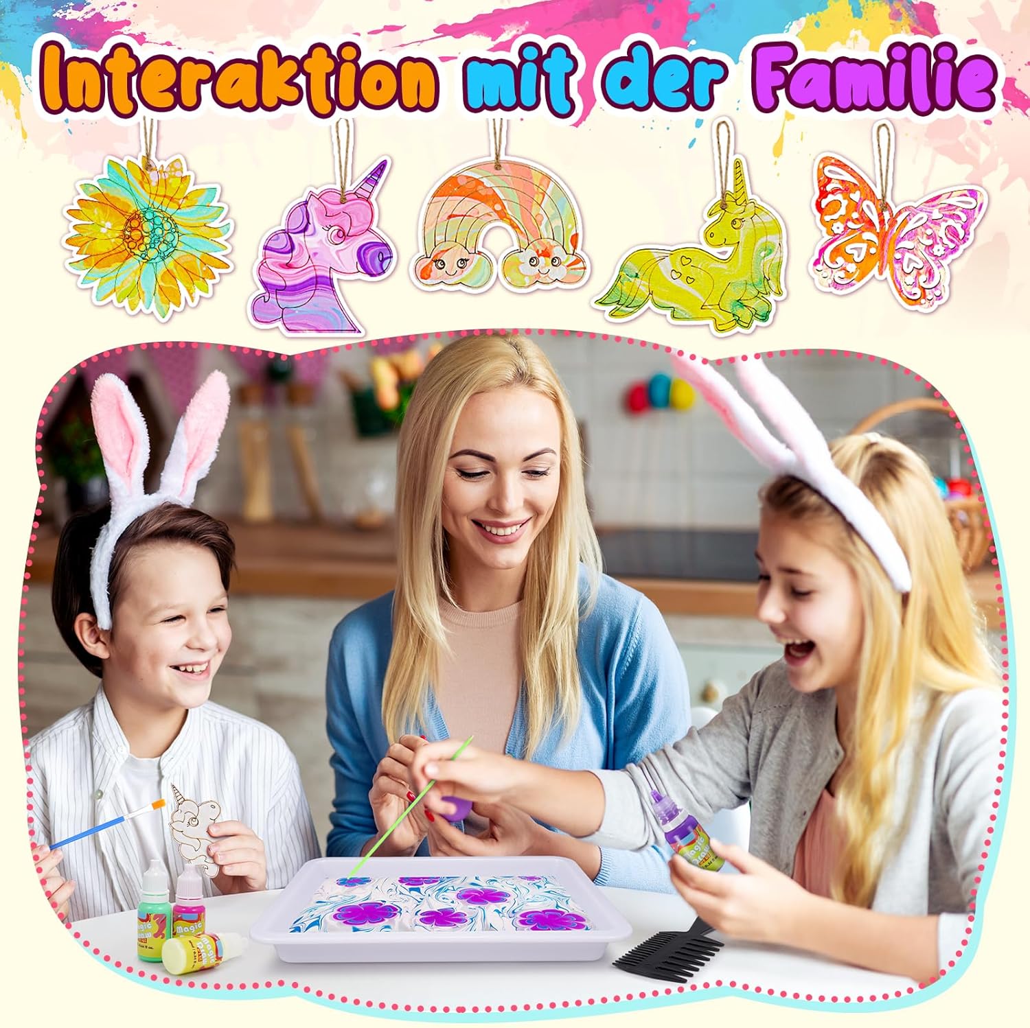 Thumbnail 1 de Hapikids Bastelset Wassermarmorierung für Kinder 🎨