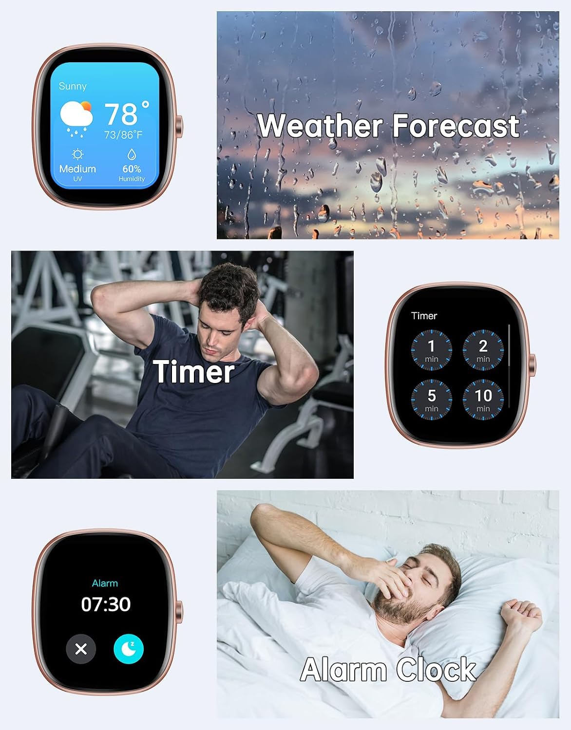 Thumbnail 6 de HUAKUA Smartwatch fitness con IP68
