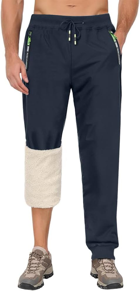 Thumbnail 6 de ZOXOZ Men’s Fleece Lined Sherpa Joggers (Water-Resistant Winter Thermal Trousers) with Pockets