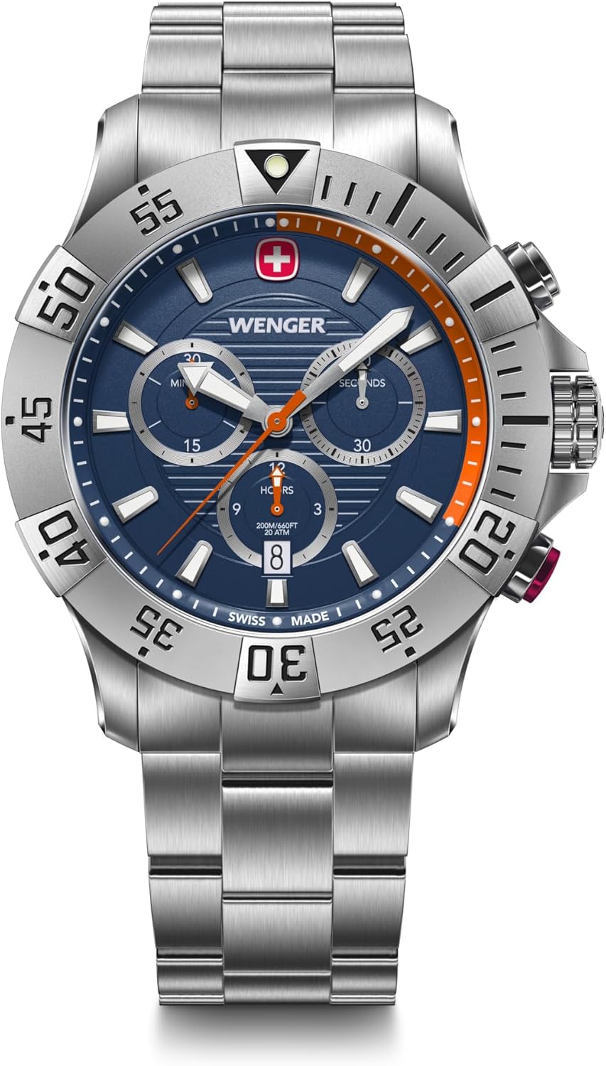 Thumbnail 6 de Montre Wenger Seaforce Chrono Homme – quartz, 43 mm, Swiss Made, étanche 200 m
