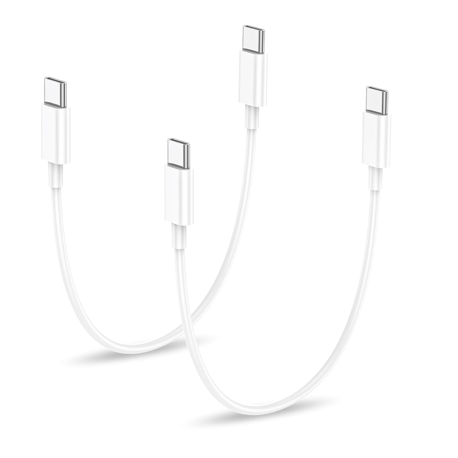 Detalle de YBMTIGICS C3 USB-C to USB-C Cable, 60W, 1-ft 2-Pack