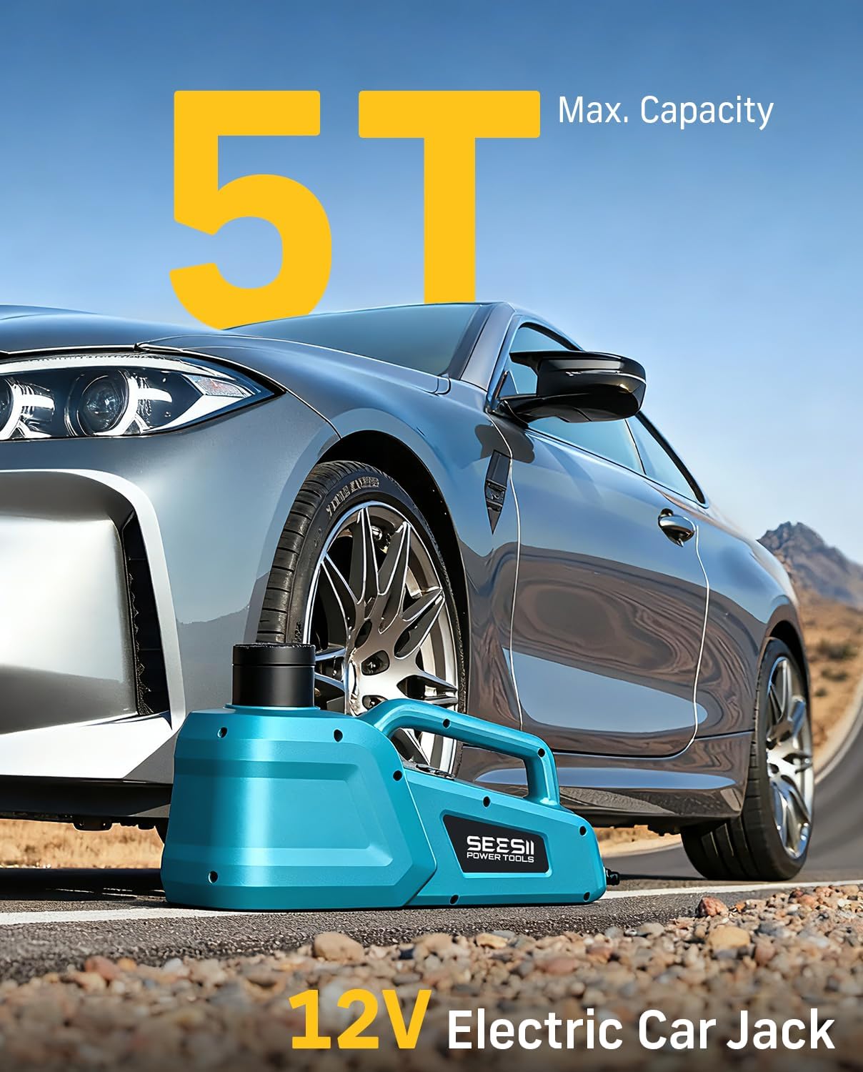 Detalle 2 de SEESII Electric Car Jack 5 Ton lift