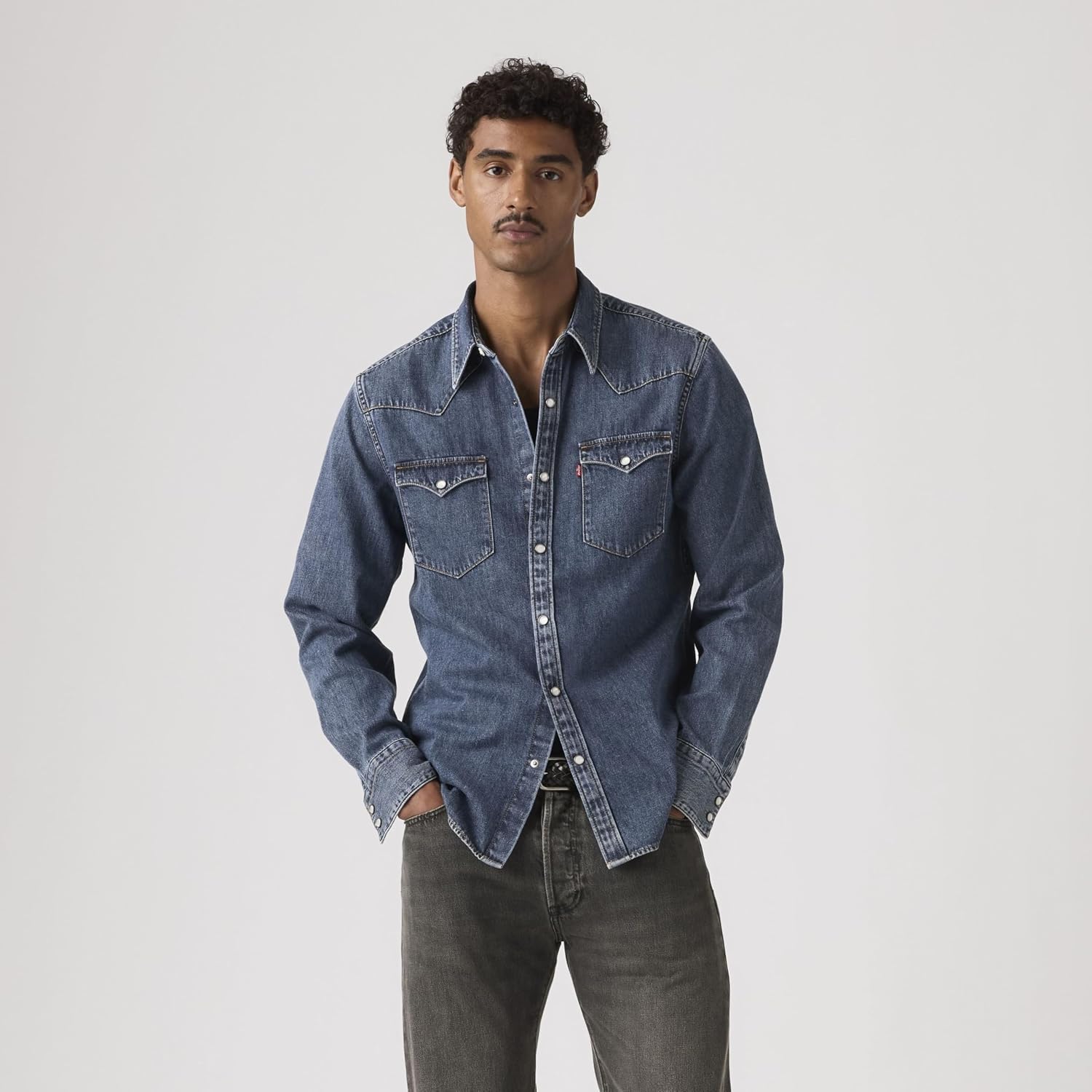 Thumbnail 6 de Levi's Barstow Western Standard Camicia Uomo — stile classico e praticità quotidiana