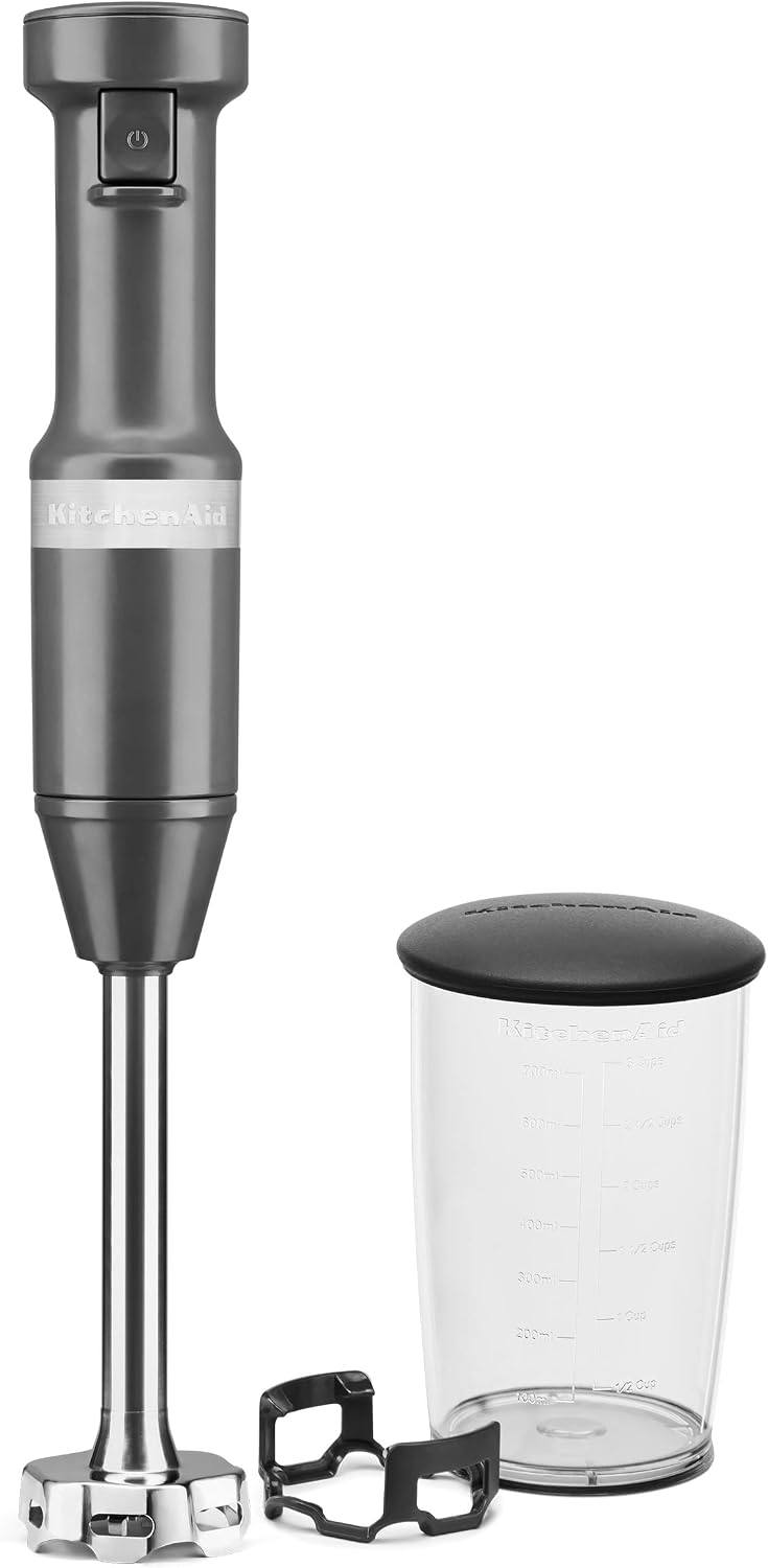 Detalle 2 de KitchenAid KHBV53DG Variable Speed Hand Blender with 8-inch Arm and 3-Cup Jar