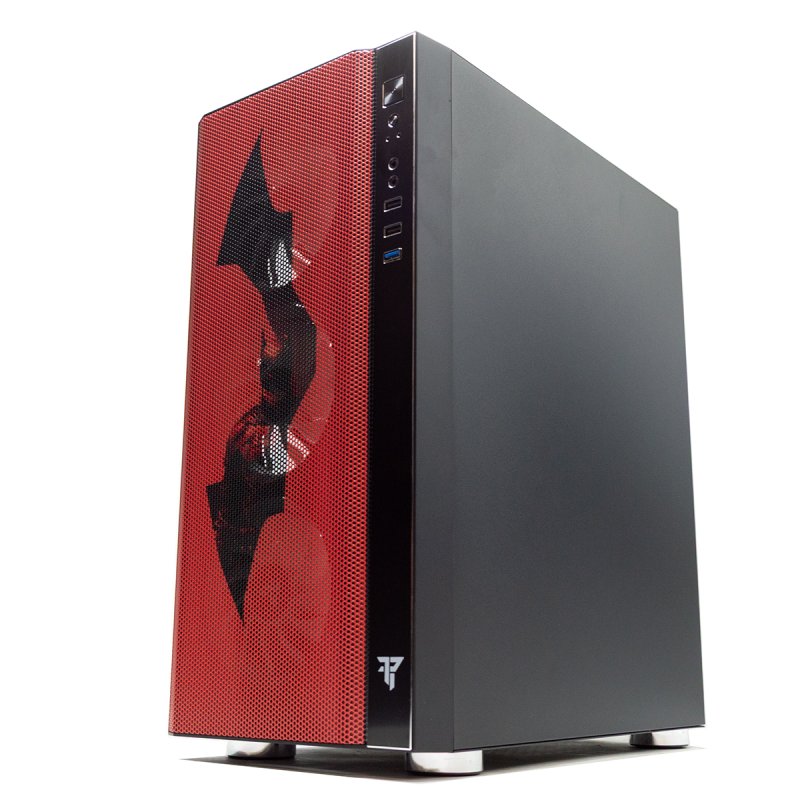 Detalle 2 de Tempest Umbra RGB Torre ATX Negra - The Batman