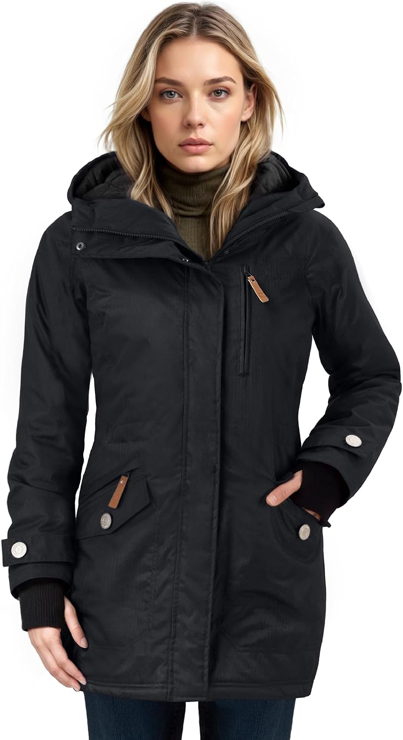 Detalle de berydale Winterjacke Parka Damen