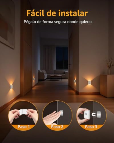 Thumbnail 6 de WILLED Luz LED para Escaleras con Sensor de Movimiento – Pack 4 piezas