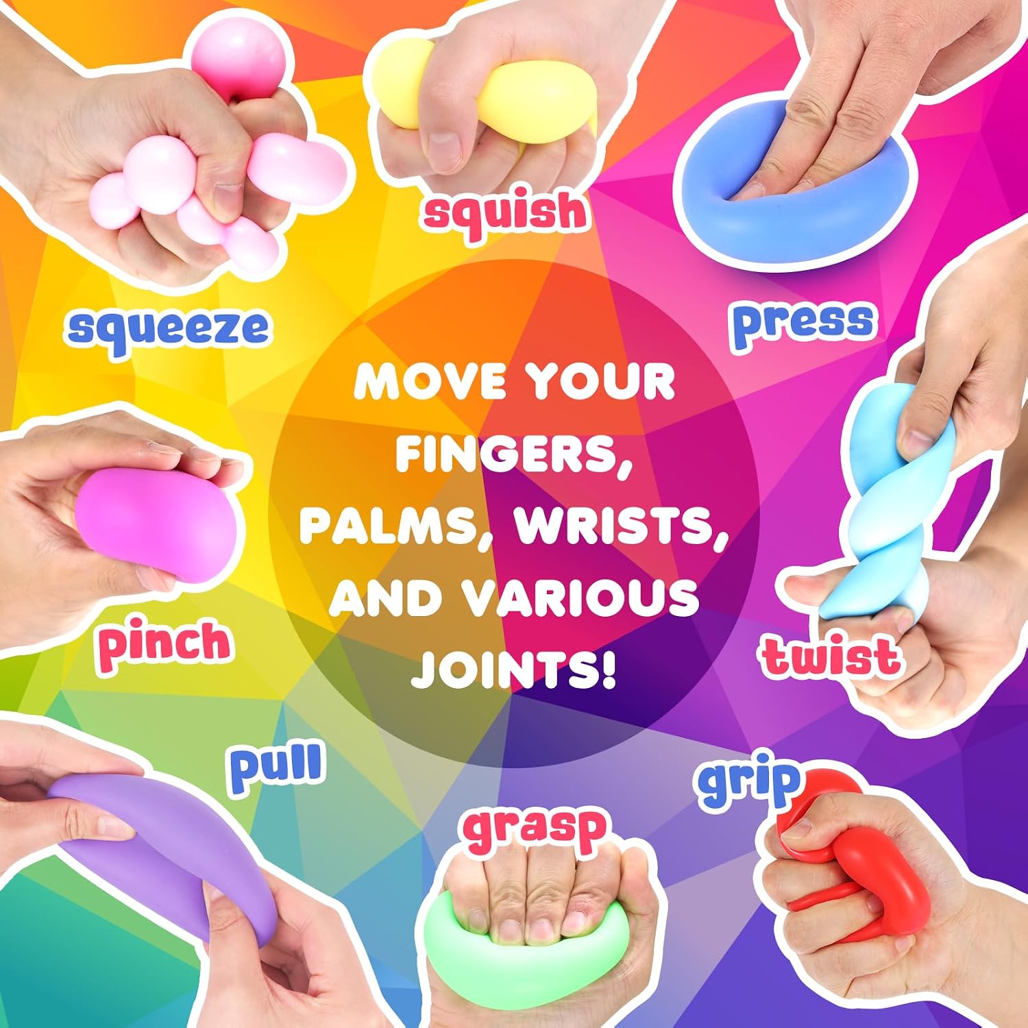 Detalle de Slow Rising Stress Ball 50 Pack
