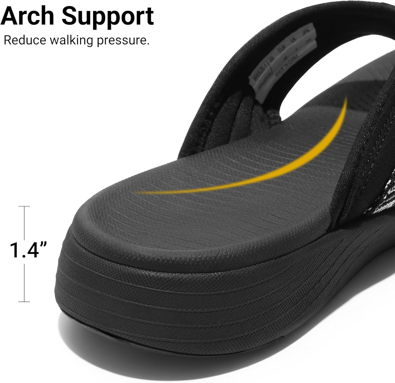 Thumbnail 5 de DREAM PAIRS Women's Arch Support Flip Flops: Comfortable Thong Sandals