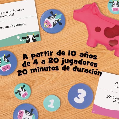 Thumbnail 3 de Mercurio Mente Vacuna: juego de mesa familiar para 4 a 20 jugadores (80 cartas de preguntas)