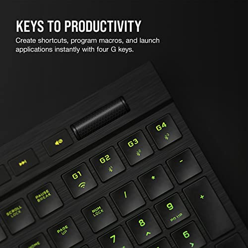 Thumbnail 7 de Corsair K100 AIR RGB Mechanical Gaming Keyboard – Ultra-Thin, UK Layout