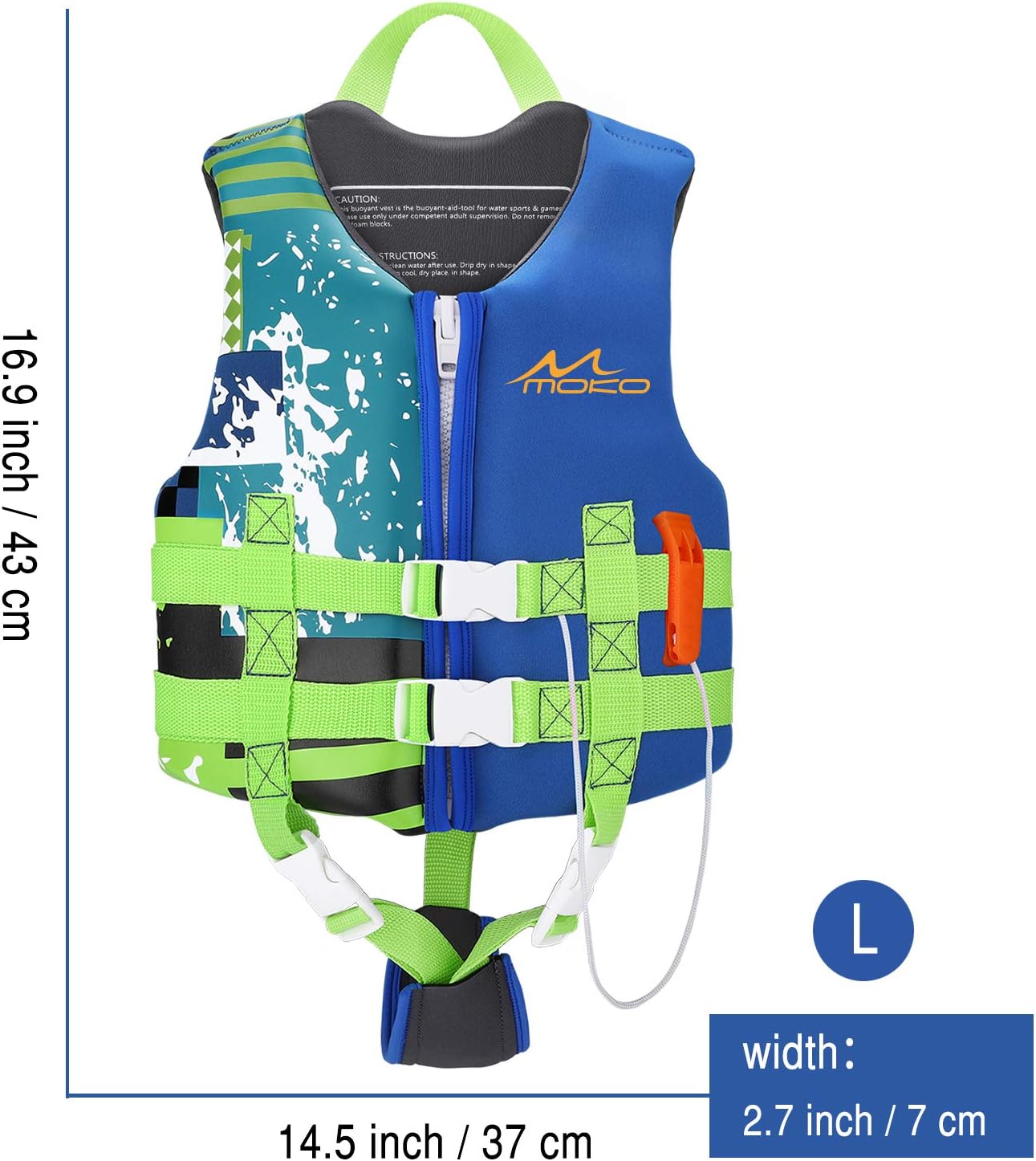 Thumbnail 5 de MoKo Swimming Vest for Kids: Safe Buoyancy for 46–77 lb Little Swimmers
