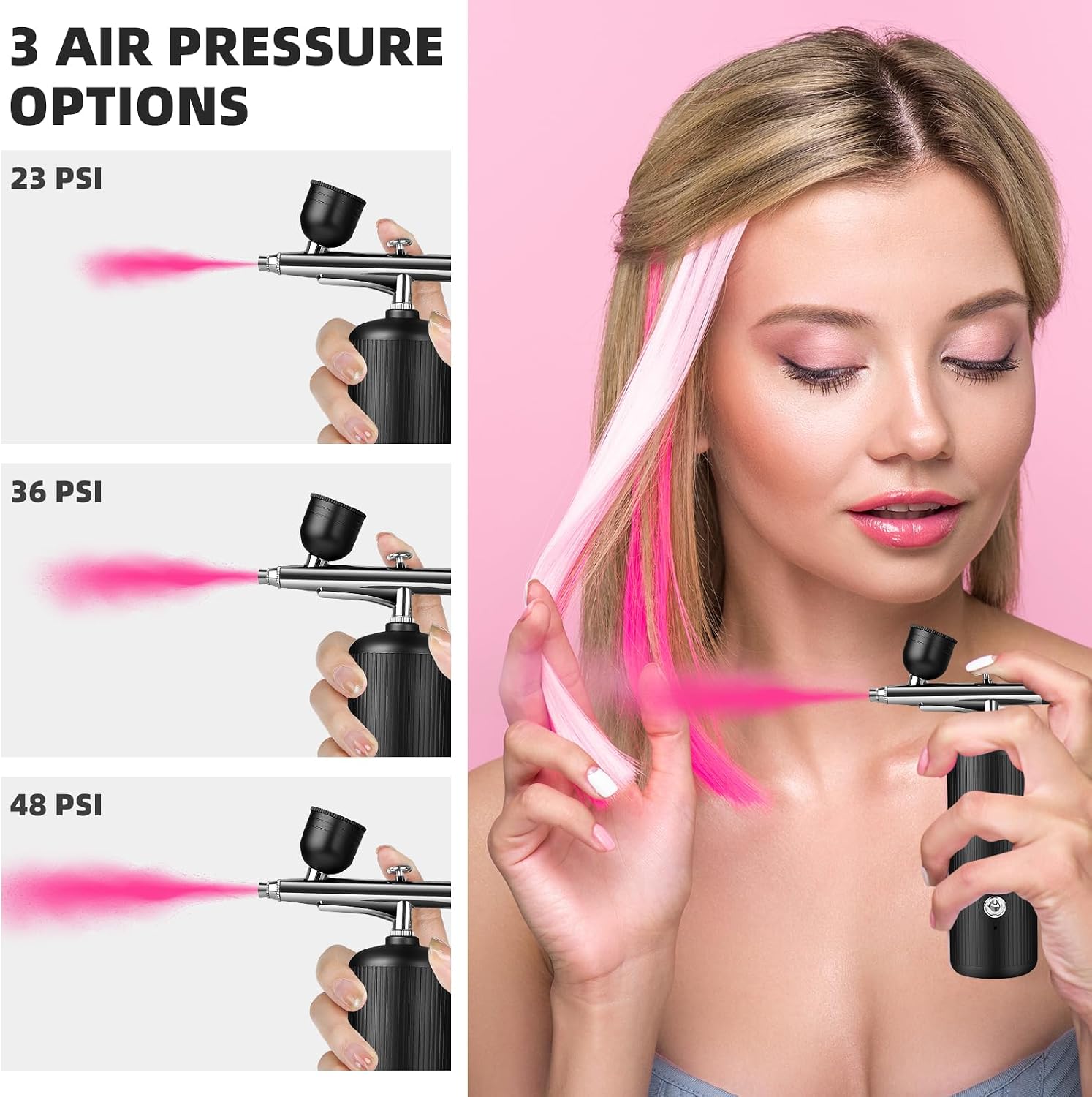 Detalle de Airbrush-Kit mit Kompressor, 2 in 1