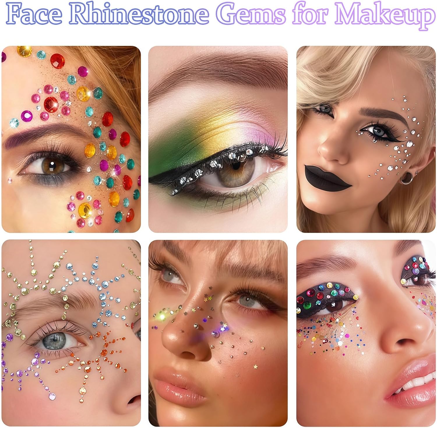 Detalle 2 de ToppTooo 8400 PCS Bedazzling Kit – 24 Colours, 5mm SS20 Flat Back Rhinestones