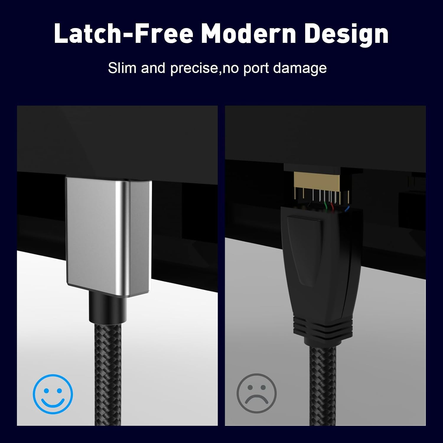 Thumbnail 5 de UANTIN Active HDMI to DisplayPort Cable (10FT) — 4K 60Hz Uni-Directional Adapter for HDMI Source to DP Monitor