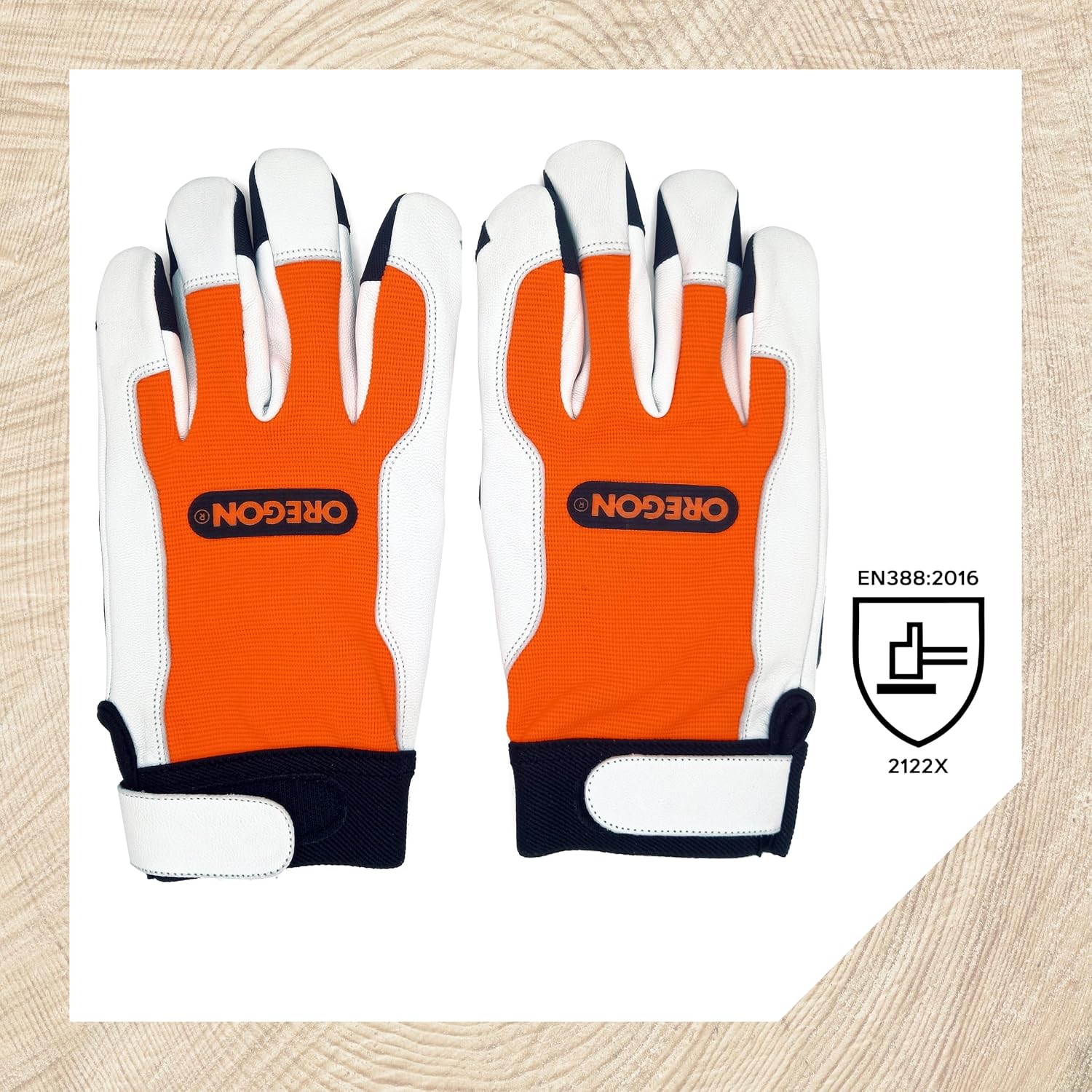 Detalle de Oregon Technical Working Gloves – Protective Safety Gloves for Forestry, Gardening & Outdoor Work