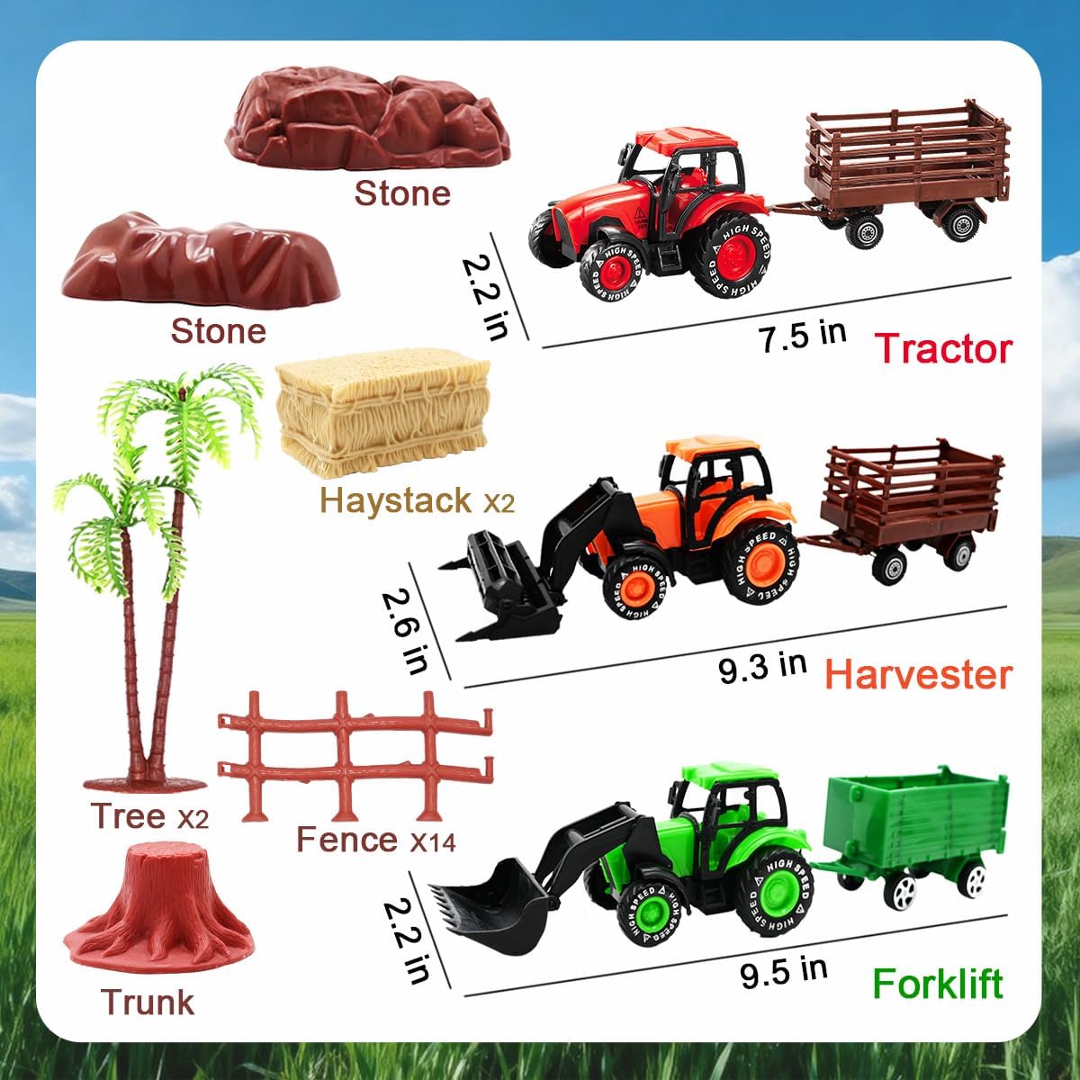 Thumbnail 4 de Kimicare Farm Playset 40pcs