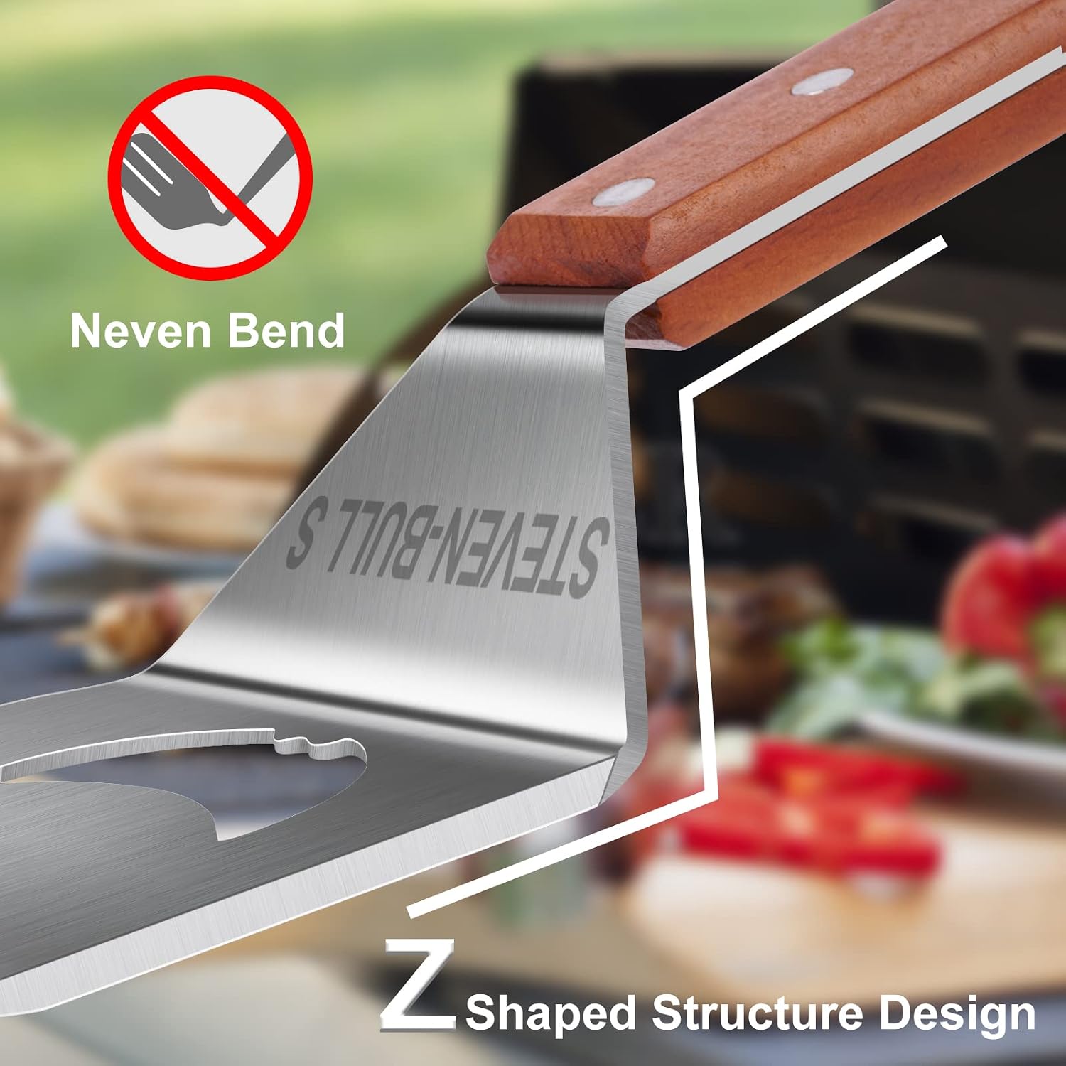 Detalle 2 de 7 in 1 Multifunction BBQ Tool set for grilling 🍖