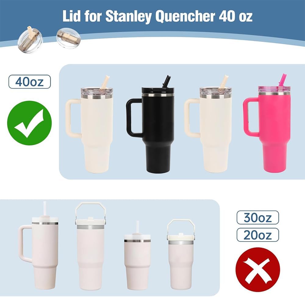 Thumbnail 4 de Stanley Cup Deckel Ersatzdeckel 2er Set 40oz