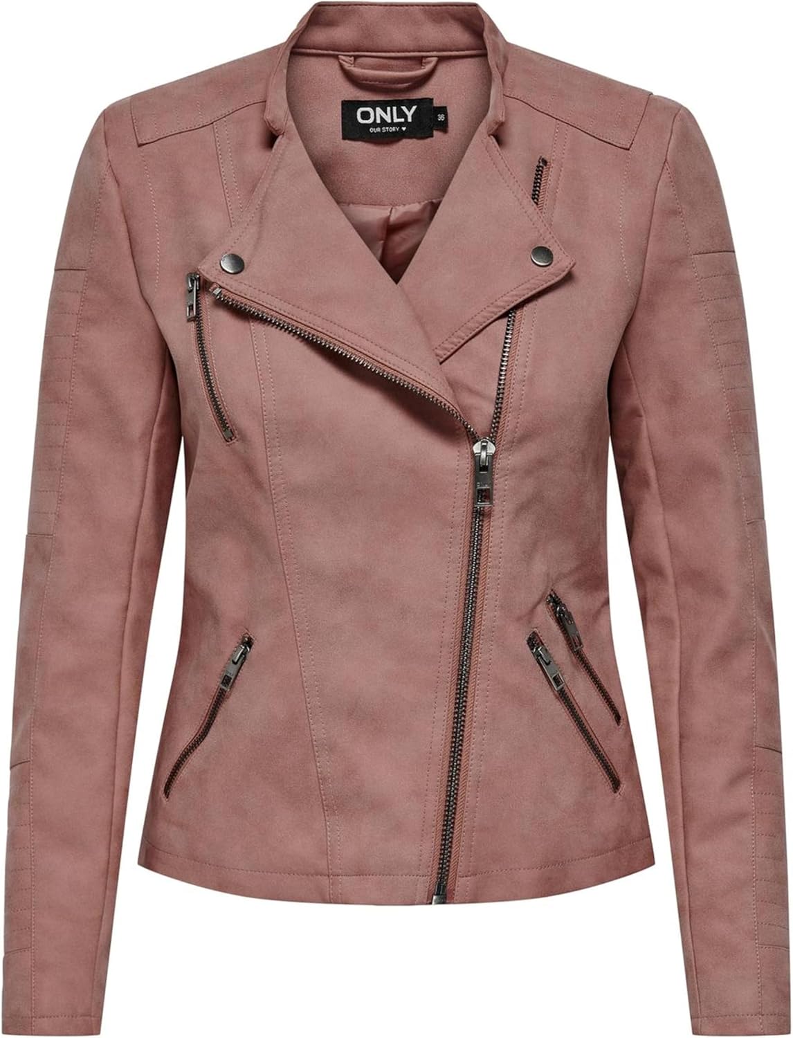 Thumbnail 5 de ONLY Female Kunstlederjacke ONLAVA mit Bandkragen