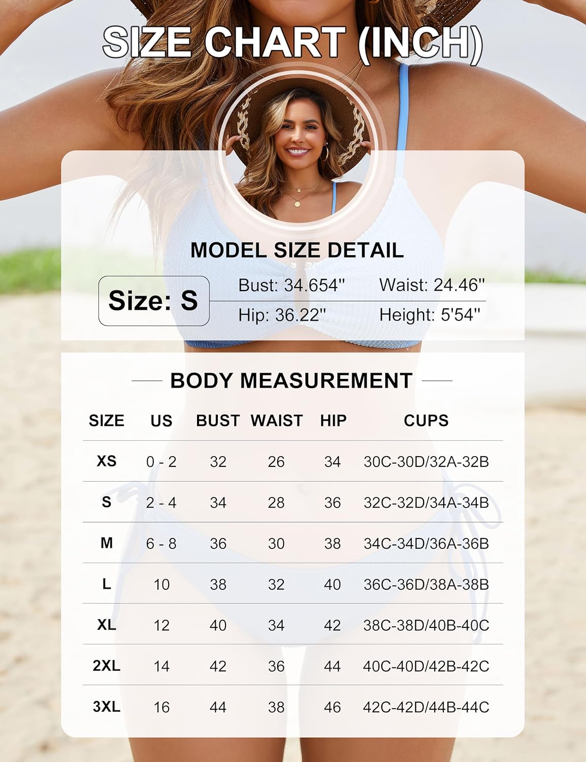 Thumbnail 5 de Blooming Jelly Womens Sexy 2 Piece Bikini Sets Cheeky High Cut Bathing Suit