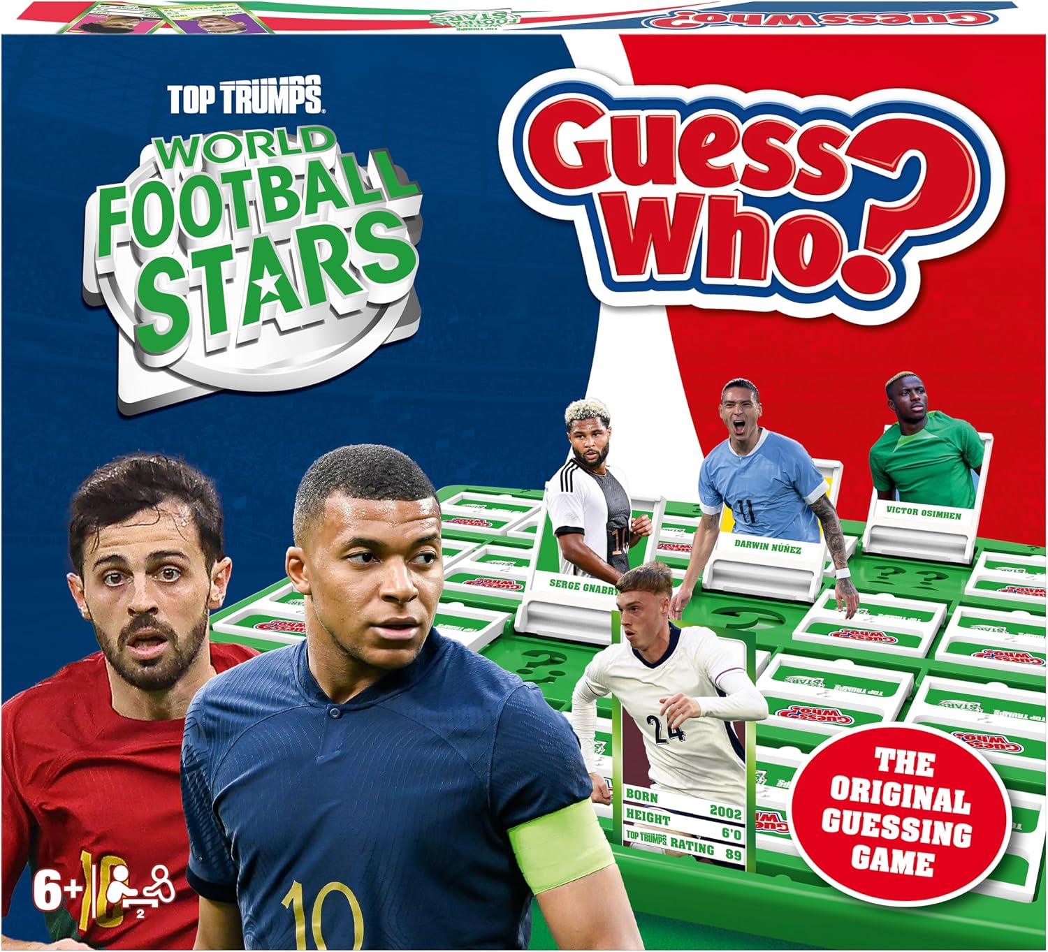 Detalle 2 de Winning Moves World Football Stars Guess Who? board game (ages 6+)