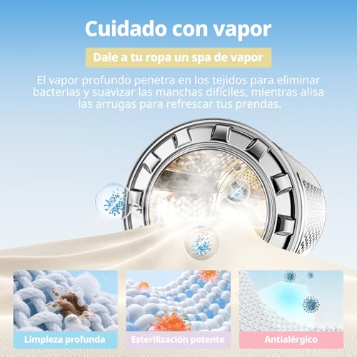 Thumbnail 4 de Comfee CFP03EW80W-HL lavadora 8 kg con vapor y motor BLDC, panel táctil y programa para lana Woolmark